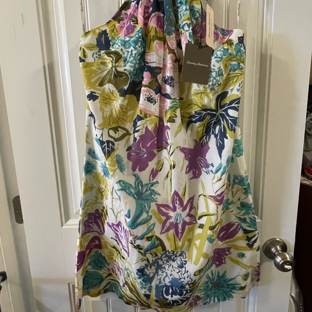 NWT Tommy Bahama tropical print dress size M